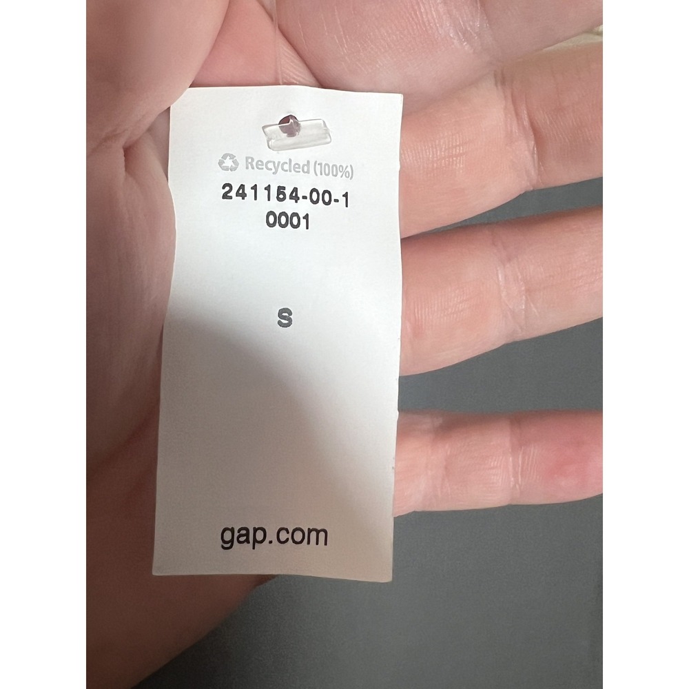 GAP Women's Cream Short‎ Sleeve Sweatshirt Dress Size S NWT - Picture 3 of 6